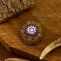 Elegant Bullion Wire Embroidered Badges Custom Handcrafted Patches for Jackets, Hats, Apparel Unique