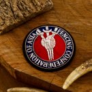 Elegant Bullion Wire Embroidered Badges Custom Handcrafted Patches for Jackets, Hats, Apparel Unique