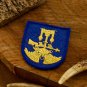 Elegant Bullion Wire Embroidered Badges Custom Handcrafted Patches for Jackets, Hats, Apparel Unique