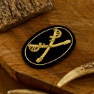 Elegant Bullion Wire Embroidered Badges Custom Handcrafted Patches for Jackets, Hats, Apparel Unique