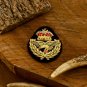 Elegant Bullion Wire Embroidered Badges Custom Handcrafted Patches for Jackets, Hats, Apparel Unique