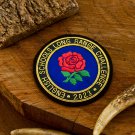 Elegant Bullion Wire Embroidered Badges Custom Handcrafted Patches for Jackets, Hats, Apparel Unique