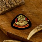 Elegant Bullion Wire Embroidered Badges Custom Handcrafted Patches for Jackets, Hats, Apparel Unique