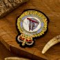 Elegant Bullion Wire Embroidered Badges Custom Handcrafted Patches for Jackets, Hats, Apparel Unique