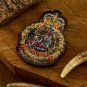 Elegant Bullion Wire Embroidered Badges Custom Handcrafted Patches for Jackets, Hats, Apparel Unique