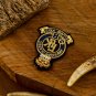 Elegant Bullion Wire Embroidered Badges Custom Handcrafted Patches for Jackets, Hats, Apparel Unique