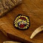 Elegant Bullion Wire Embroidered Badges Custom Handcrafted Patches for Jackets, Hats, Apparel Unique
