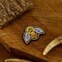 Elegant Bullion Wire Embroidered Badges Custom Handcrafted Patches for Jackets, Hats, Apparel Unique