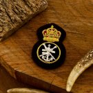 Elegant Bullion Wire Embroidered Badges Custom Handcrafted Patches for Jackets, Hats, Apparel Unique