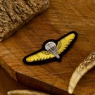 Elegant Bullion Wire Embroidered Badges Custom Handcrafted Patches for Jackets, Hats, Apparel Unique