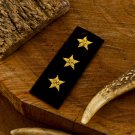 Elegant Bullion Wire Embroidered Badges Custom Handcrafted Patches for Jackets, Hats, Apparel Unique