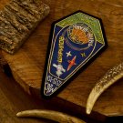 Elegant Bullion Wire Embroidered Badges Custom Handcrafted Patches for Jackets, Hats, Apparel Unique