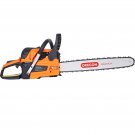 Chainsaw gas 20inch ; 52cc Gasoline Chain Saw for Trees ; Wood Cutting 2-cycle E