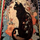 Black Cat Wall Tapestry
