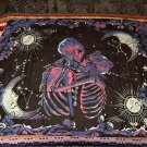 Skeleton and Moon Tapestry