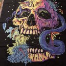 Blacklight Skull Tapestry