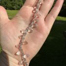 Crystal Glass Teardrop Bead Strand