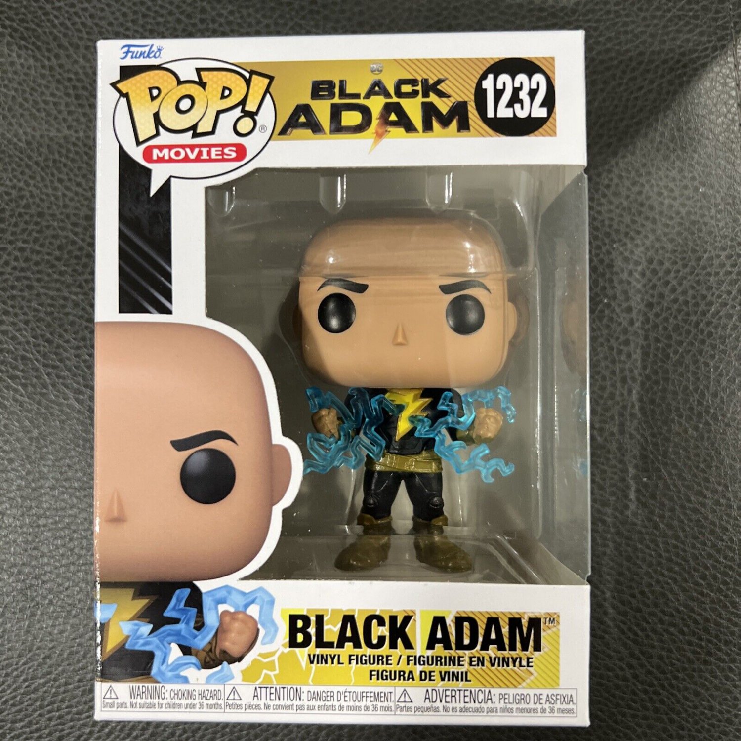 Funko Pop! Movies: Black Adam - Black Adam No Cape With Lighting Chest