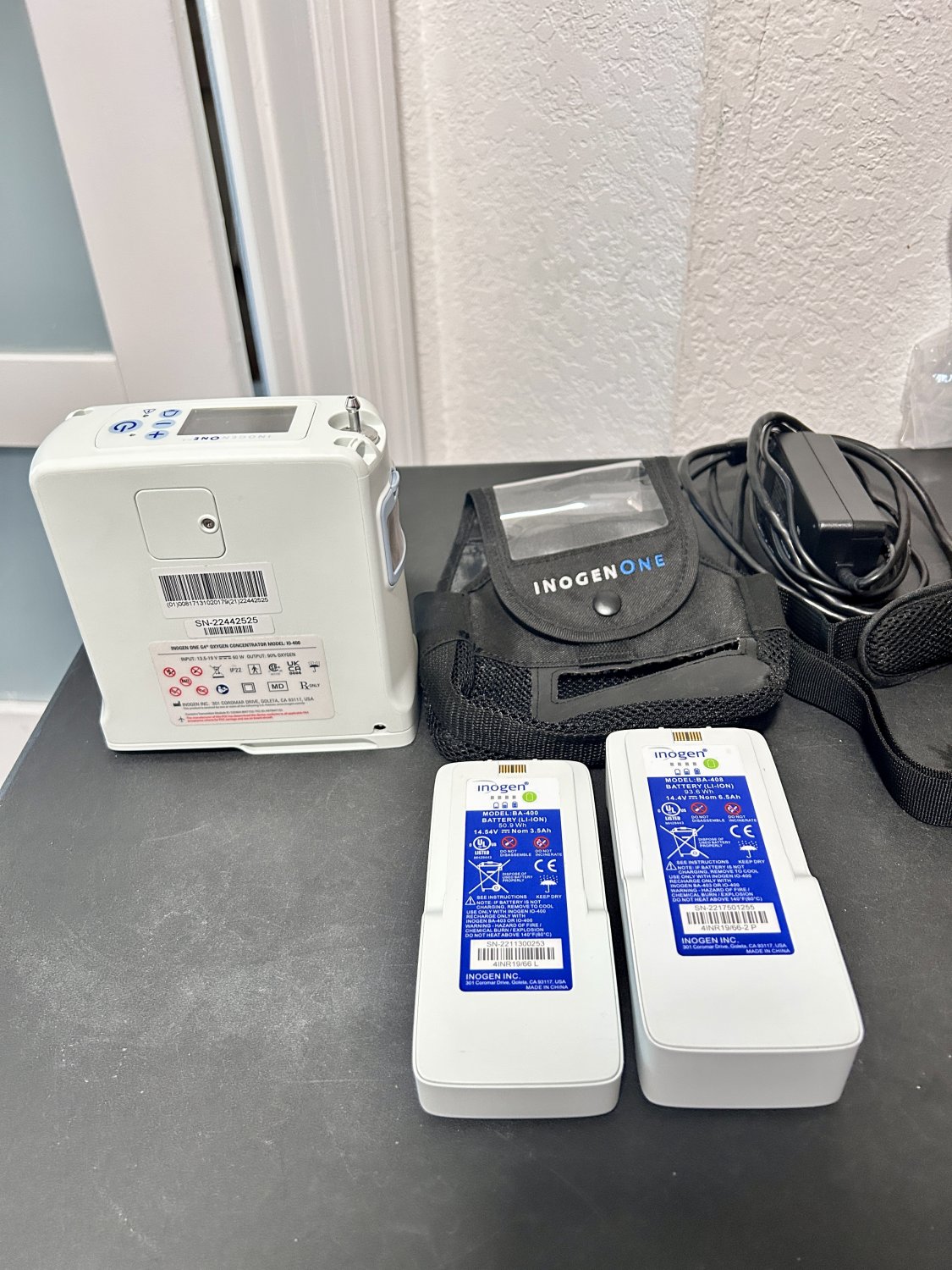 INOGEN ONE G4 PORTABLE OXYGEN CONCENTRATOR – USED – EXCELLENT CONDITION