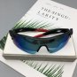 Punk Retro Cycling Sports Sunglasses Black Frame UV Protection Sunglasses for Women and Men