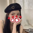Punk popular metal love black beret
