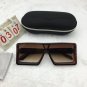 Brown Frame Sunglasses Free shipping  -- Square Lens