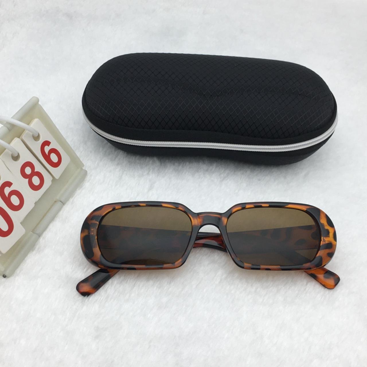 Leopard Brown Frame Sunglasses Free shipping 