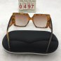 Leopard Brown Frame Sunglasses Free shipping . Retro Punk Summer Shades.