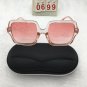 Punk Pink Frame Sunglasses Free shipping