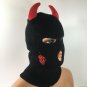 evil corner embroidery unisex balaclava warm hat beanies Punk winter Free shipping worldwide