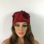 cute rose red hat beanies Punk winter  Free shipping worldwide