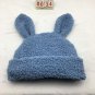 cute rabbit ears warm hat Punk winter blue beanies Free shipping worldwide