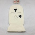 Punk winter cute embroidery balaclava warm hat beanies Free shipping worldwide
