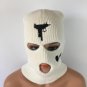 Punk winter cute embroidery balaclava warm hat beanies Free shipping worldwide