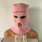 Punk balaclava warm hat winter cute embroidery beanies Free shipping worldwide