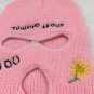 Punk balaclava warm hat winter cute embroidery beanies Free shipping worldwide