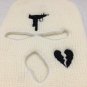 balaclava hat Punk winter cute embroidery warm beanies Free shipping worldwide