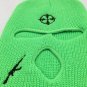 balaclava warm hat Punk winter cute embroidery beanies Free shipping worldwide
