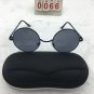 Black Frame Sunglasses Round Black Grey Lens Cute shades Free shipping 10