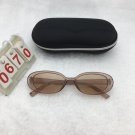Brown Frame Classic Fashion Sunglasses Oval Lens Cute shades Free shipping 25