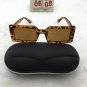 Leopard Brown Frame Sunglasses Free shipping 38