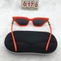 Orange Frame Sunglasses Cat Eyes Black Eyes Lens Cute shades Free shipping 65