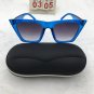 Blue Frame Sunglasses -- Cat Eyes Lens Free shipping 83