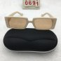 Punk Cream Frame Sunglasses Free shipping 111