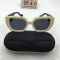 Cream Black Frame Sunglasses Free shipping 123