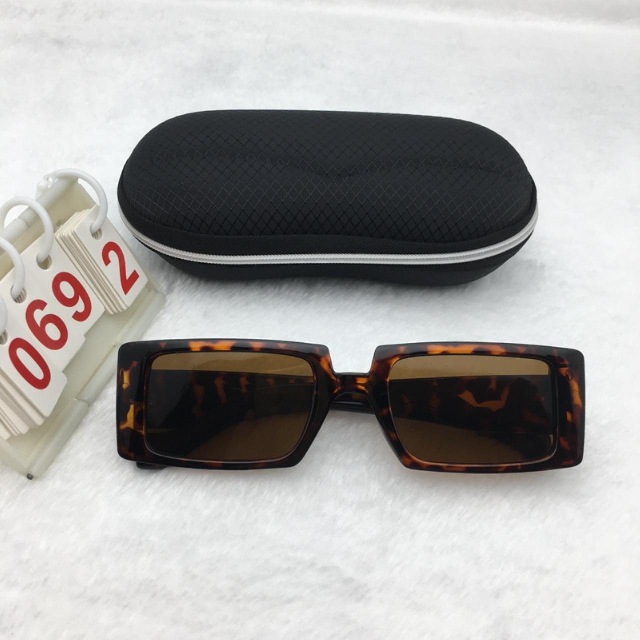 Punk Leopard Brown Frame Sunglasses Free shipping 147