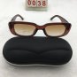 Punk Brown Frame Sunglasses Y2K Unisex Ultraviolet-proof Free shipping 162