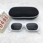 Punk White Frame Sunglasses Free shipping 188