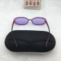 Purple Frame Classic Sunglasses Oval Purple Lens Cute shades Free shipping 211