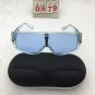 Clear Blue Frame Classic Fashion Sunglasses Free shipping 212